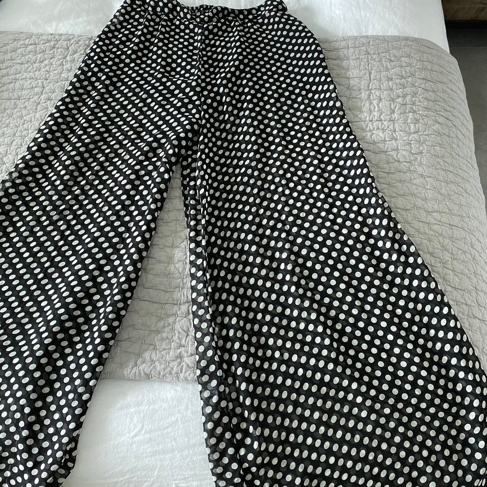 Love Culture Wide Leg Polka Dot Pants